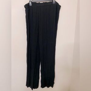 Forever 21 high PalazzoBlack black pants/… women’s Gauzy smocked waistband